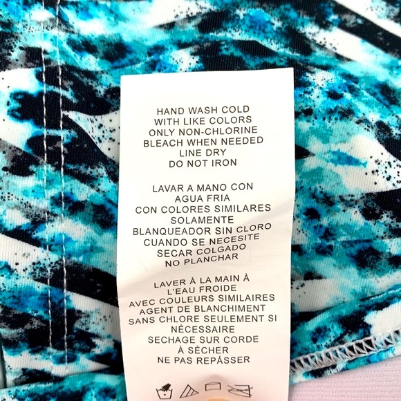 NWT Island Escape Zuma Beach Scorpio Printed Underwire Tankini Top Size … - Picture 8 of 9